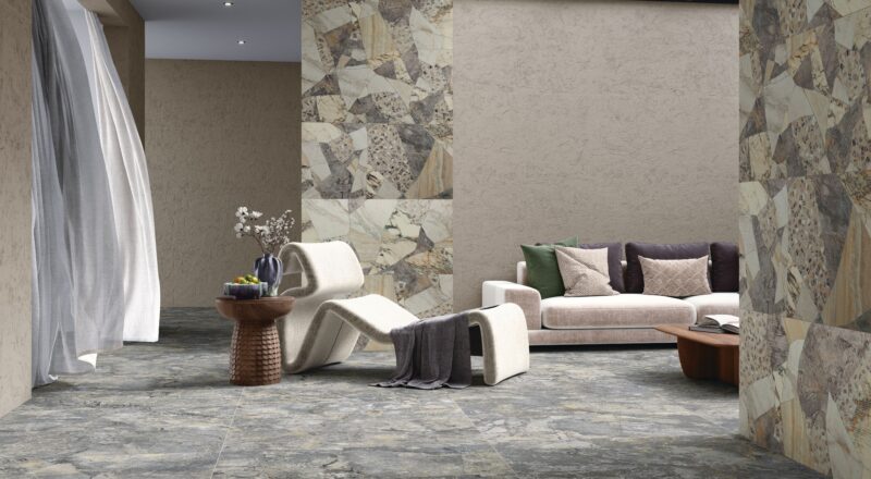 Blended Deco Marblique Invisible Grey room